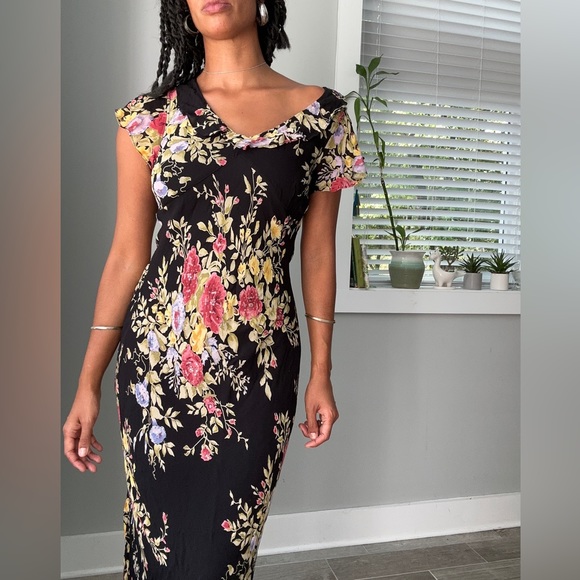 90s flowy maxi dress - Picture 5 of 6